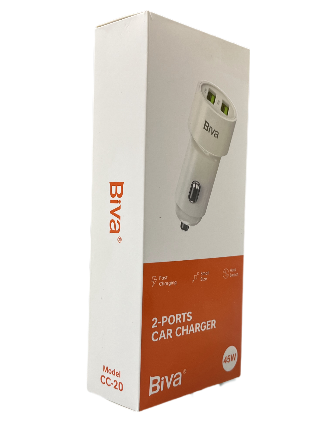 شارژر فندکی Biva_CC20_2port_45W