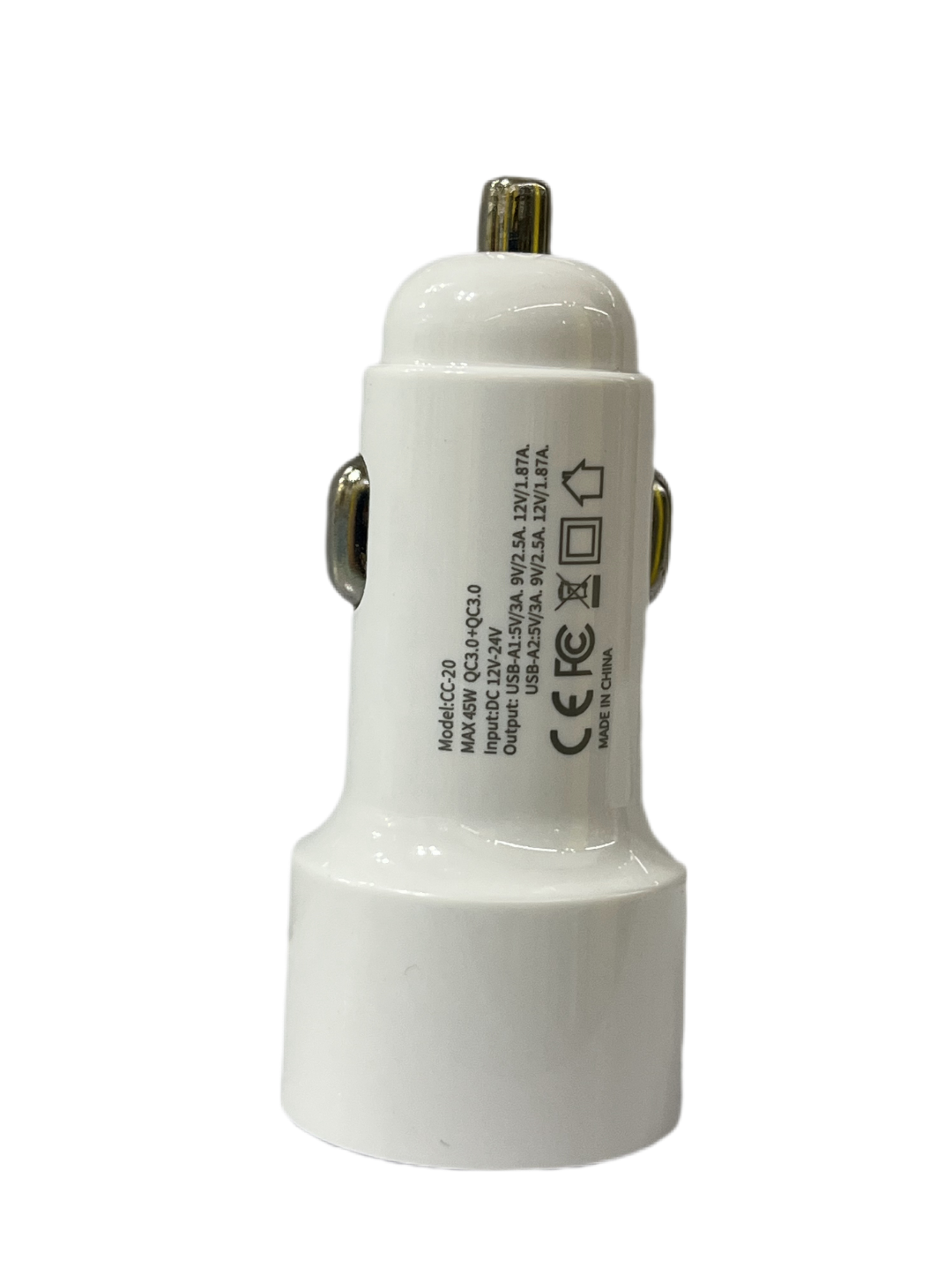 شارژر فندکی Biva_CC20_2port_45W