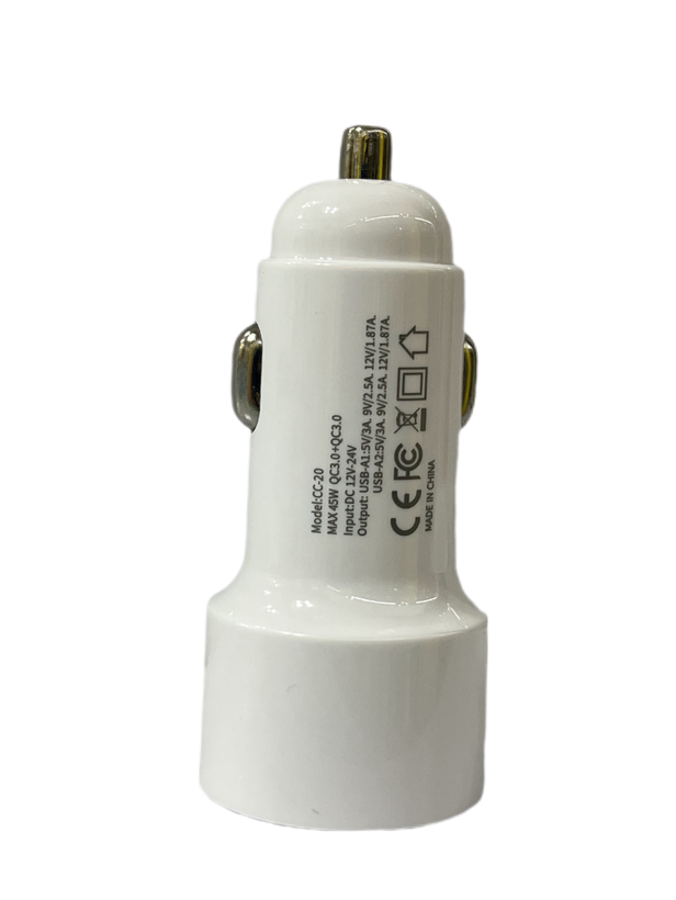 شارژر فندکی Biva_CC20_2port_45W