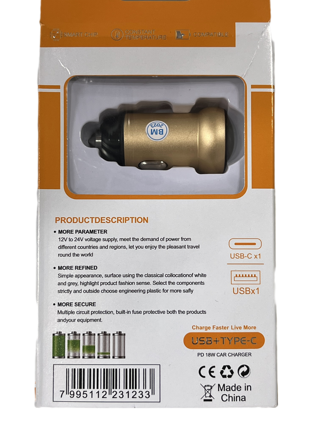 شارژر فندکی PD_056 38W