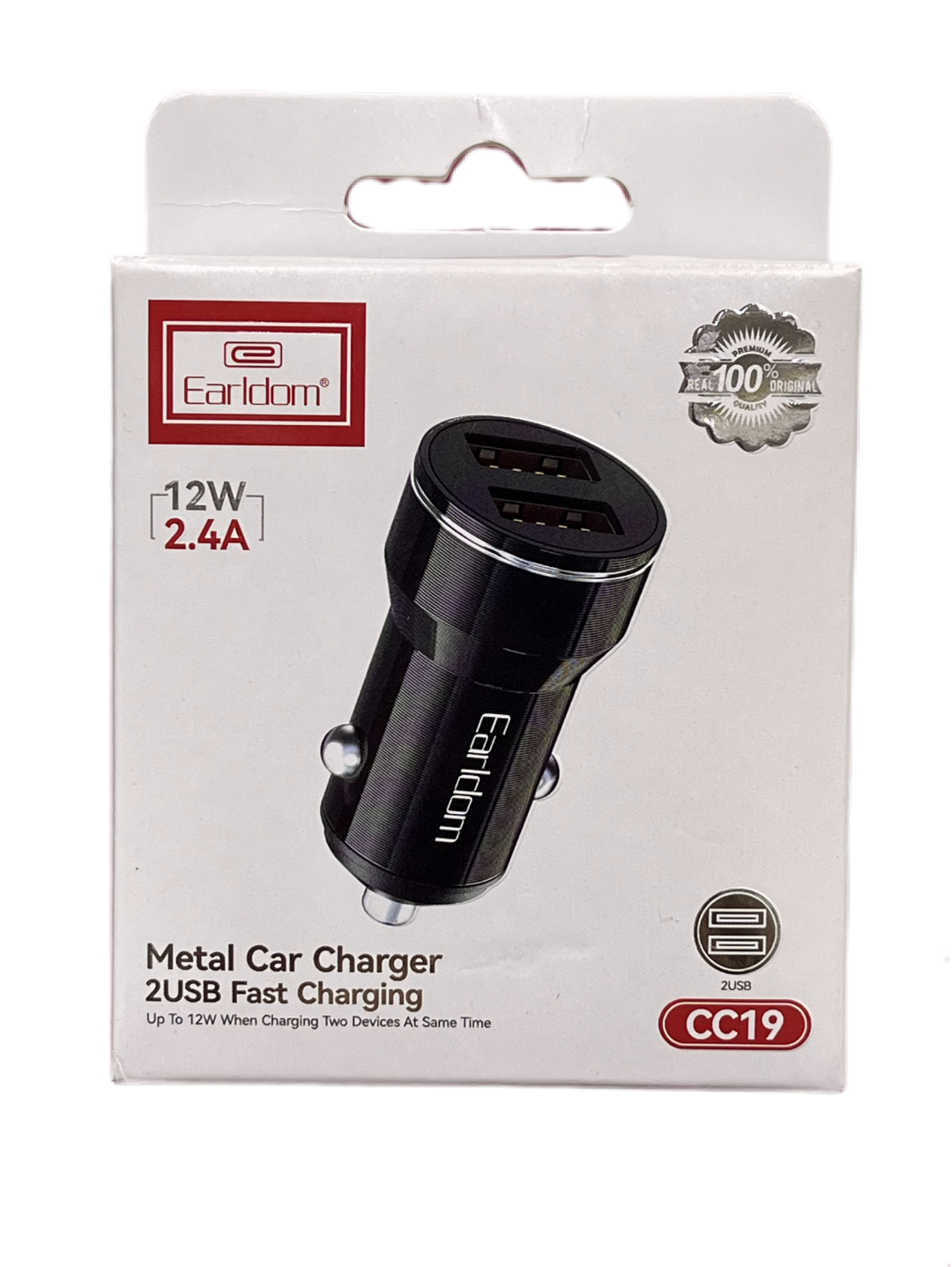 شارژر فندکی ارلدام cc_19 وات 12