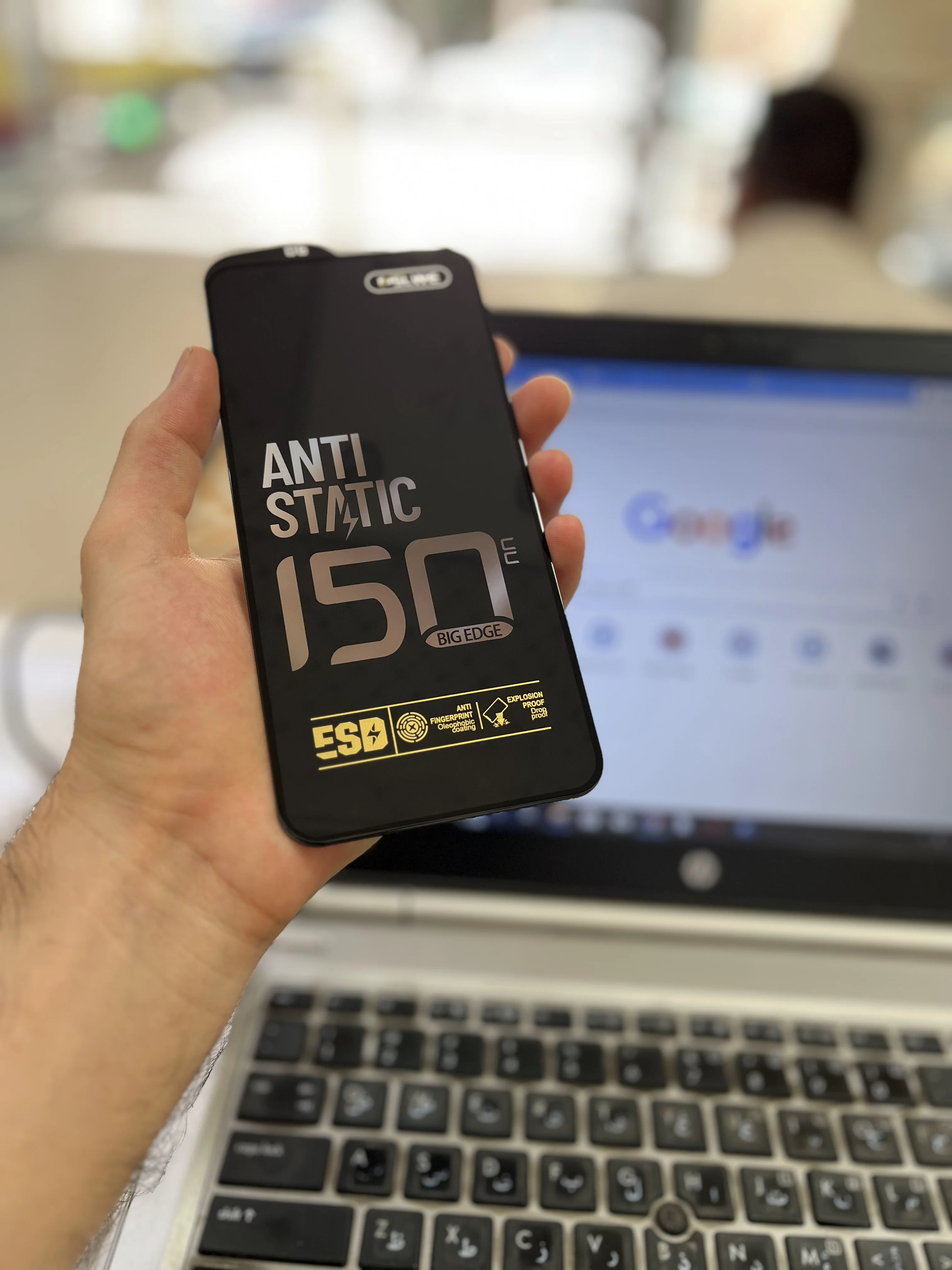 گلس OG با قابلیت آنتی استاتیک برای مدل A56