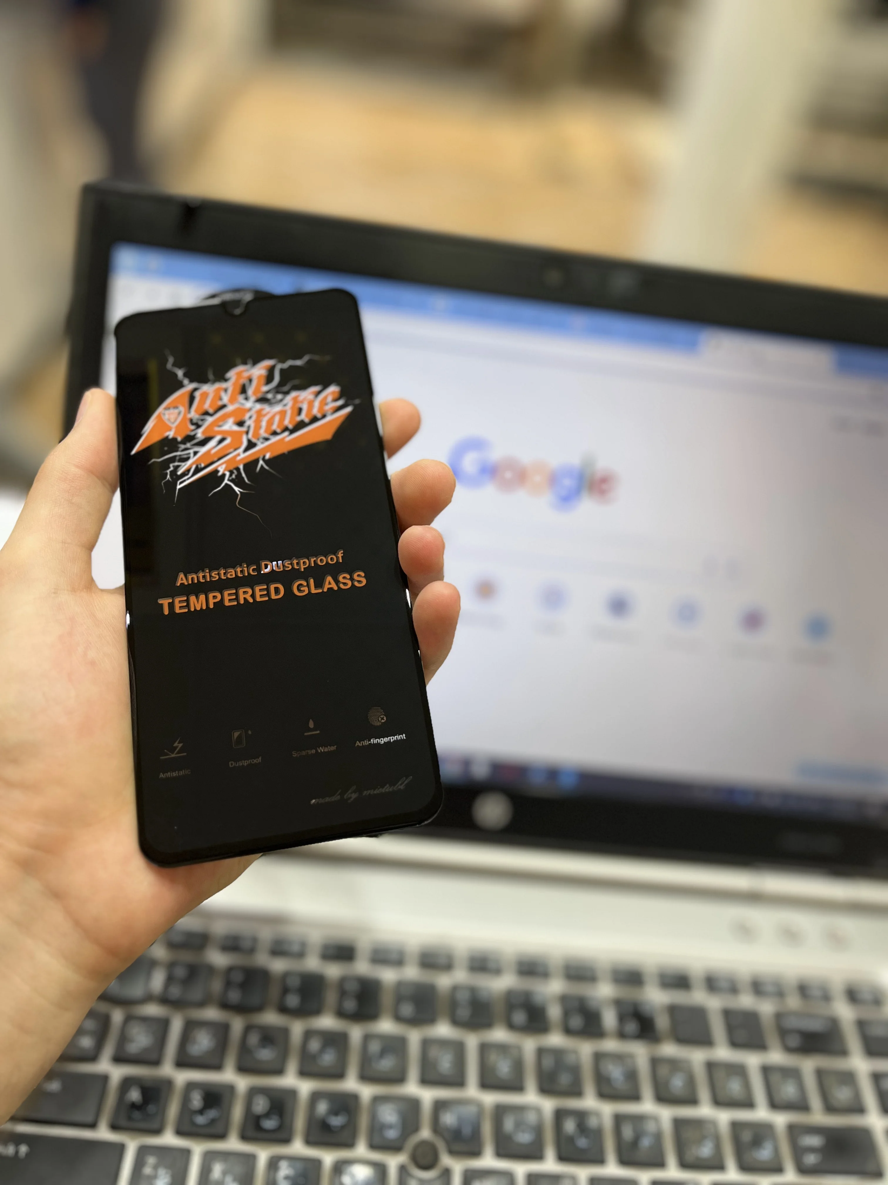 گلس آنتی استاتیک برای A20