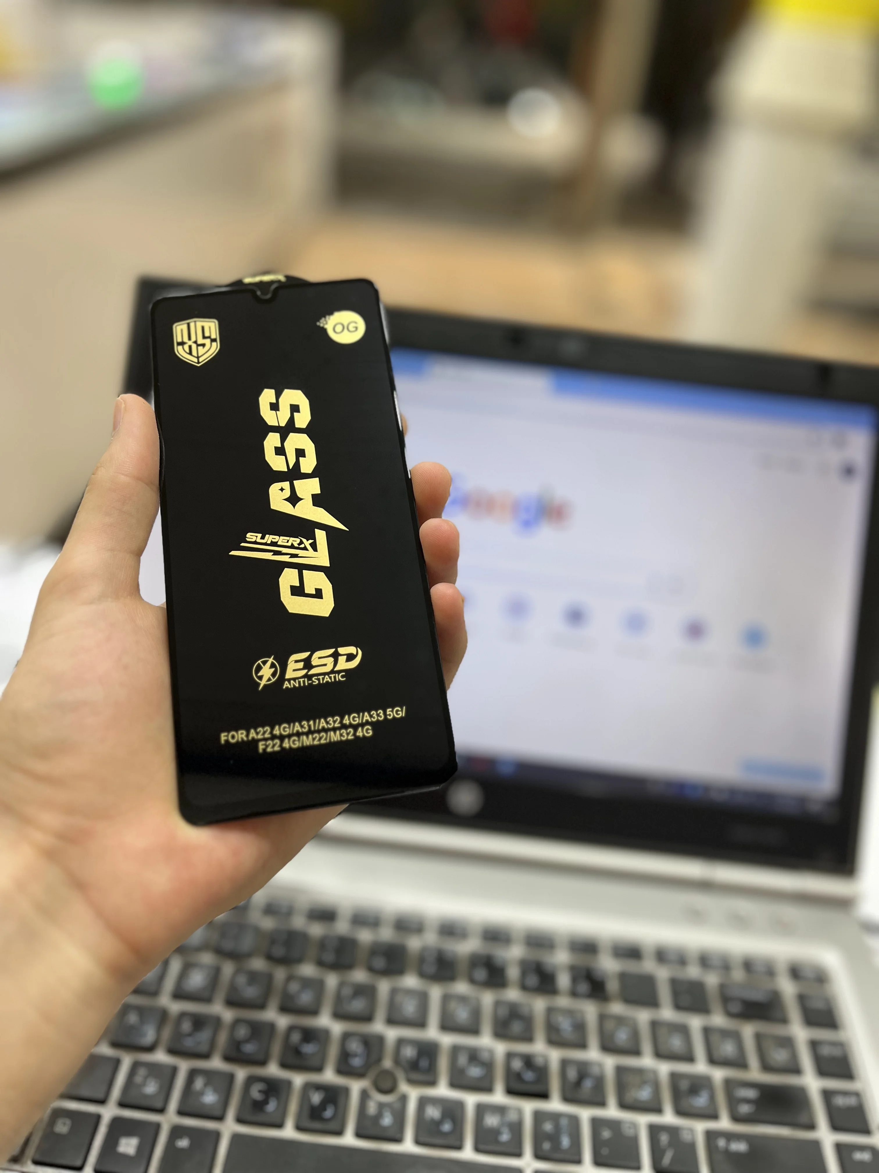 گلس OG با قابلیت آنتی استاتیک برای مدل A33 5G