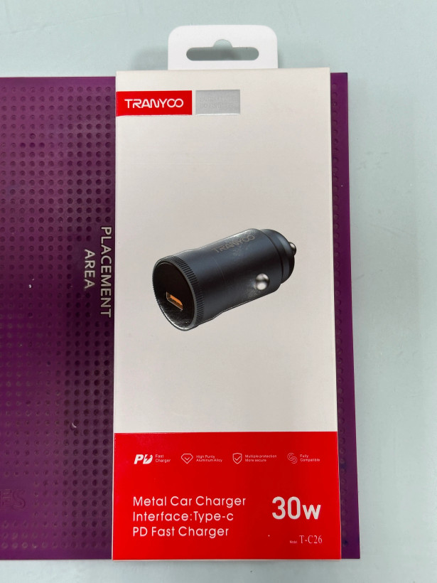 شارژر فندکی TRANYOO مدل T-C26